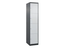 lockerkast,HxBxD 1850x400x500mm,1x4vakken,vak B 400mm,cil.-slot
