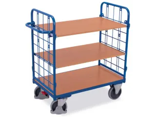 etagewagen,draagverm. 500kg,3etage(s),laadvl. LxB 1200x800mm,houtetage - 1