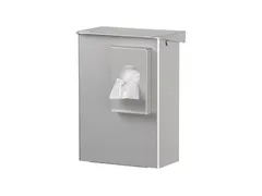 Hygiënebak 6 liter RVS + zakjeshouder, AB 6 HB 2 E - ingo-man versie
