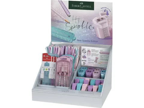 Potlood Faber-Castell Grip Sparkle display 167-dleig (graf.potl, jumbo