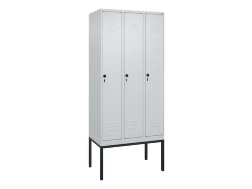 locker voor scheiding van kleding,HxBxD 2120x900x500mm,3vak