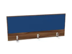 opzetpaneel bureau aanbouw achter NP-tiepolo nut BN6016-blauw 1400mm