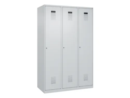 locker voor scheiding van kleding,HxBxD 1850x1200x500mm,3vak