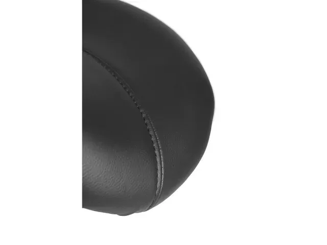 Tabouret selle avec dossier et vérin à gaz standard noir