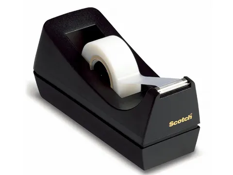 Plakbandhouder Scotch C38 verzwaard zwart