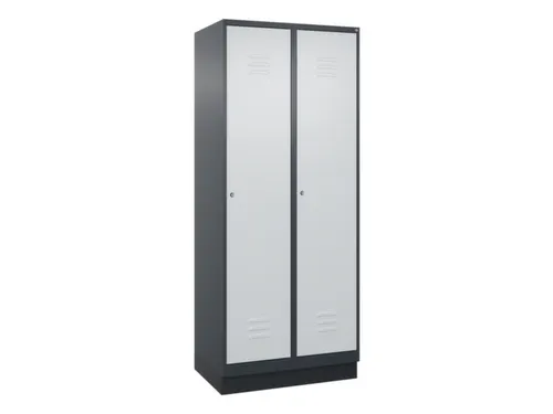 locker voor scheiding van kleding,HxBxD 1950x800x500mm,2vak