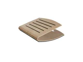 ERGOFEET N Comfort: ergonomische houten voetensteun met antisliplaag - 2