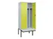 locker voor scheiding van kleding,HxBxD 2120x800x815mm,2vak