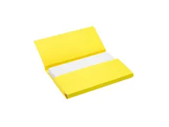 Pocketmap Secolor folio 100% gerecycled karton 250 gr geel