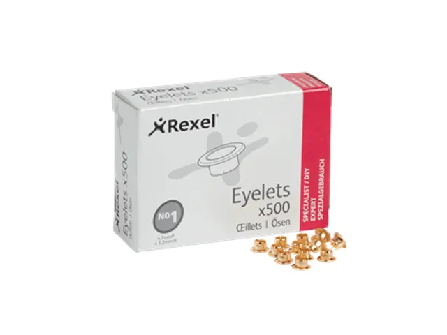 Rexel Eyelets Velos ringen Nr. 1 3.2mm