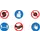 Veiligheidssticker 6 Pictogrammen Omgangsregels 100x50cm