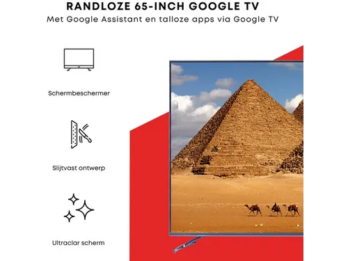 65UA3400X Tornado 65'' (165,1cm) 4K Ultra HD Smart TV Wifi Zwart