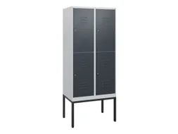 dubbeldekse locker,HxBxD 1950x800x500mm,2x2vak.,vak B 400mm