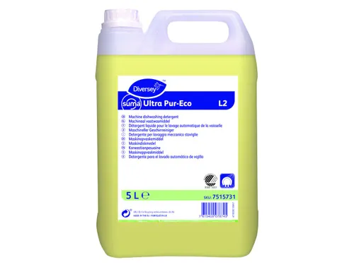 Suma Ultra Pur-Eco L2 5 Liter Vloeibaar vaatwasmiddel
