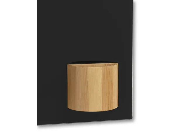 Opbergbox Naga bamboo rond 9,5x8x,45cm magnetisch super sterk