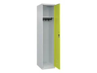 locker,HxBxD 1850x400x500mm,1vak,vak B 400mm,cil.-slot,staand op vloer - 1