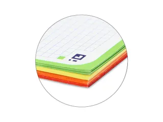 Projectboek Oxford School A4+ lijn 4-gaats 240 pagina's 80gr aqua - 4