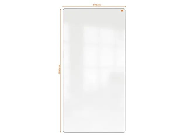 Nobo Move & Meet Systeem Draagbaar Whiteboard 90x180cm Rand Zwart