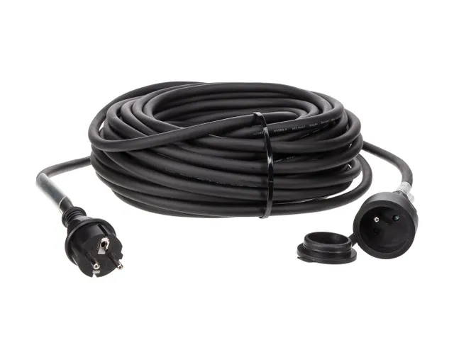 Rubber Verlengkabel Met Krimpkous 3g2.5 25 M Penaarde IP44