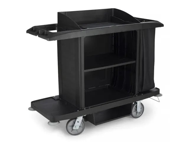 Rubbermaid Grote Hotelwagen Zwart