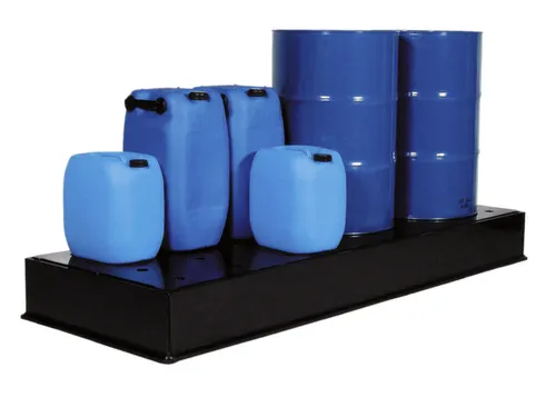 Opvangbak Hdpe 2470x870x170mm V. 6x220l Pe Plaat Volume 225l