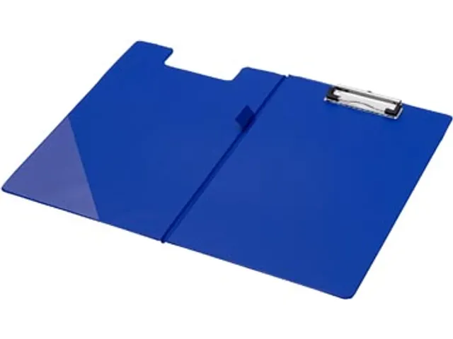 Klemmap Opvouwbaar A4 PVC Blauw