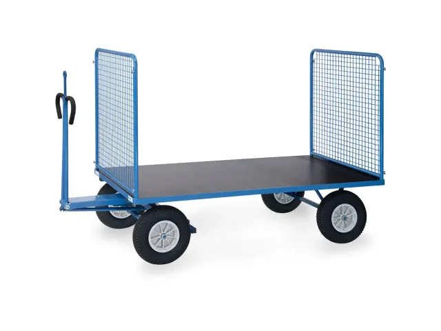Char à bras avec ridelles + œillet de traction 6446PZ
