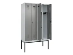PBM-locker,HxBxD 2120x1200x500mm,4vak,vak B 300mm,draaigrendel