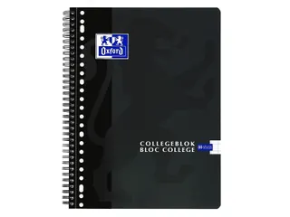 Collegeblok Oxford School Scribzee A4 23-Gaats Ruit 10Mm 80Vel Assorti - 7