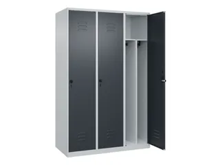 locker voor scheiding van kleding,HxBxD 1850x1200x500mm,3vak - 2