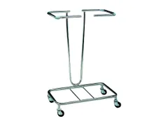 Afvalverzamelaar 1x120 Liter Afvalzak Gelakt Verrijdbaar