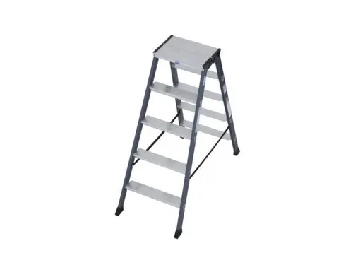 dubbele ladder,beide zijden,2x5treden,Stand H 0,65m,balk L 1,15m