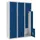 Z-garderobekast,HxBxD 1800x1200x500mm,draaigrendel,romp RAL7035