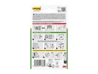 Bevestigingsstrip Command groot klik vast 7,2kg wit - 5