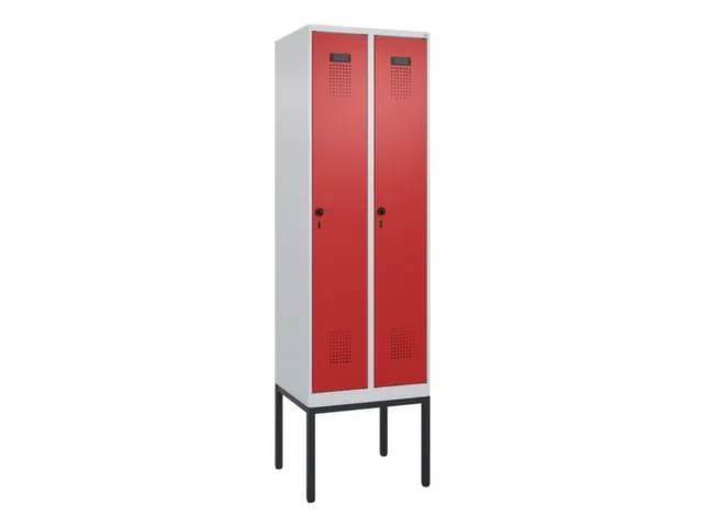 locker voor scheiding van kleding,HxBxD 2120x600x500mm,2vak