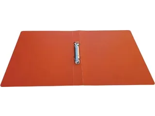 Ringmap voor ft A4, uit PP 2 ringen van 25mm transparant Oranje - 3