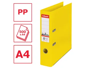 Ordner Esselte Vivida A4 75mm PP geel - 5