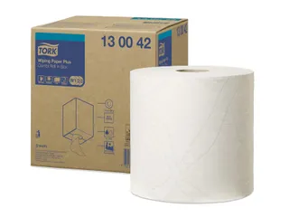Tork 130042 W1,W2,W3 Plus Poetspapier Premium 2-laags Wit 255m - 1