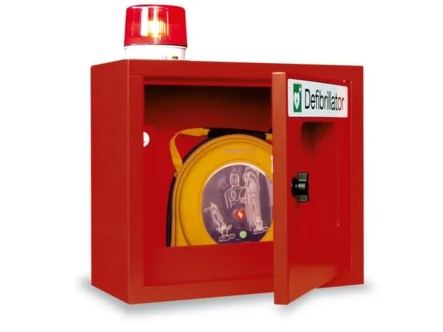 Wandkast Voor Defibrillator 490x400x220mm Akoestische/Optische Alarm