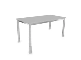 In hoogte verstelbaar bureau,HxBxD 720-840x1200x600mm,MP-lichtgrijs - 1