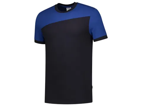 Tricorp Bicolor naden 102006 T-shirt, marineblauw/koningsblauw, maat M