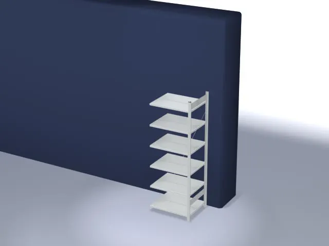 dossierstelling,aanbouwveld,HxBxD 2000x760x635mm,vaklast 90kg