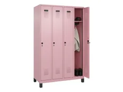 locker,HxBxD 1950x1200x500mm,4vak,vak B 300mm,draaigrendel,voeten