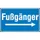 aanwijzingsbord,Voetgangers (met richtingspijl naar rechts)