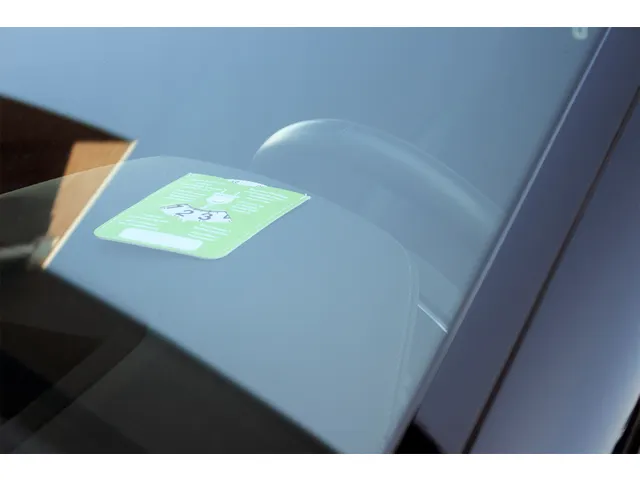 Disque de stationnement Kangaro E-car avec côté bleu et vert