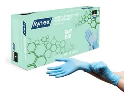 Handschoen Hynex nitril Maat L blauw 3.5gr 100 stuks