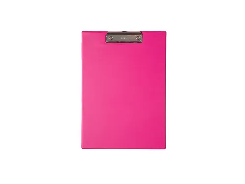 Klembord MAUL A4 staand PVC neon roze