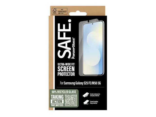 PanzerGlass SAFE. by Screen Protector Samsung Galaxy S25 FE 5G | M5