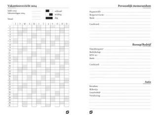 Agendavulling 2027 Succes Mini 4dagen/2pagina's - 5