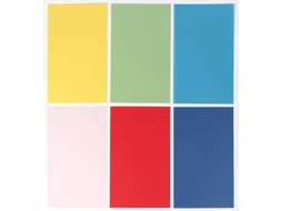 Sorbet ringmap A4 ringen van 16 mm uit PP assorti